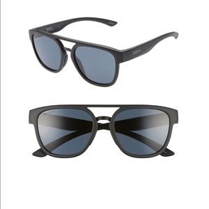 SMITH Agency Polarized Sunglasses. Black Chromapop